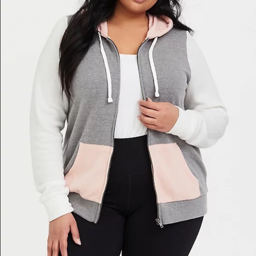 Torrid size 4 colorblock jacket